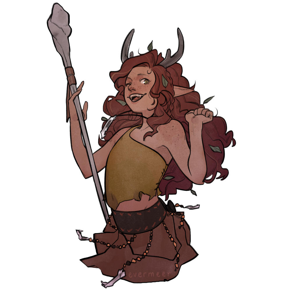 halfbody sketch commission